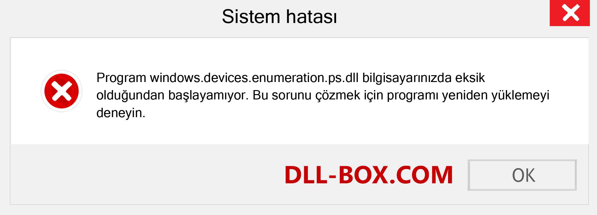 windows.devices.enumeration.ps.dll dosyası eksik mi? Windows 7, 8, 10 için İndirin - Windows'ta windows.devices.enumeration.ps dll Eksik Hatasını Düzeltin, fotoğraflar, resimler